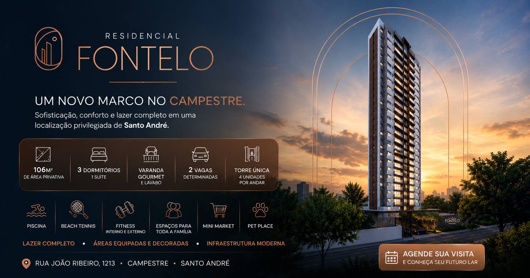 Apartamento, 3 quartos, 106 m² - Foto 2