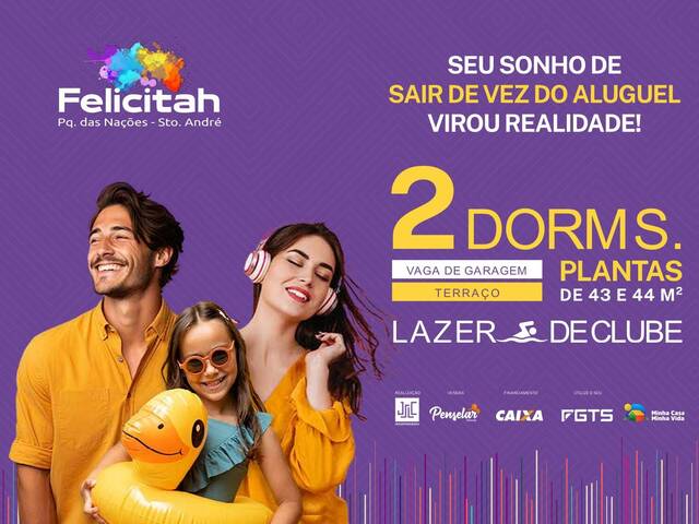 #felicitah - Apartamento para Venda em Santo André - SP - 2