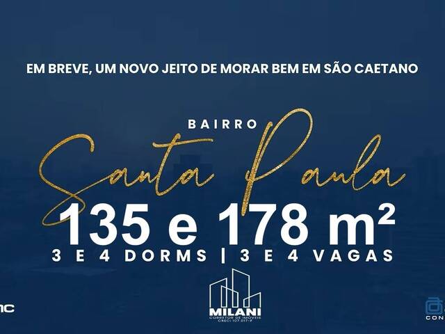#Gazonni - Apartamento para Venda em São Caetano do Sul - SP - 1
