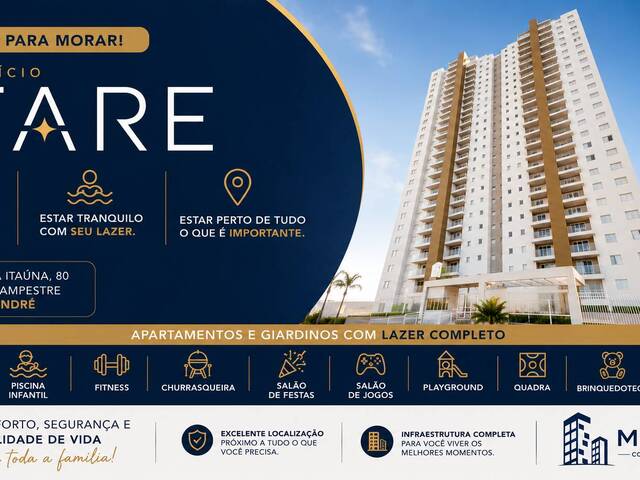 #Stare - Apartamento para Venda em Santo André - SP