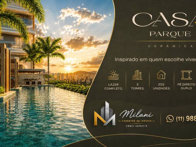 #Casa parqu - Apartamento para Venda em São Caetano do Sul - SP